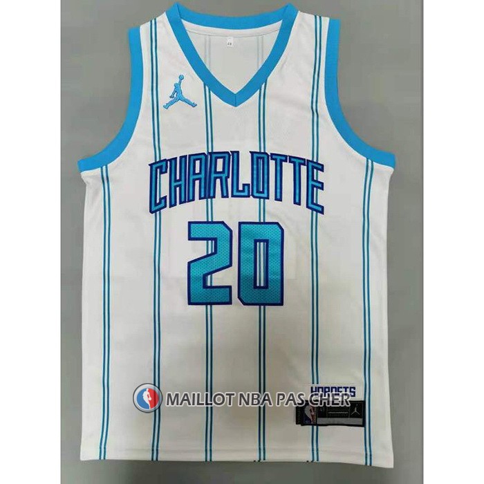 Maillot Charlotte Hornets Gordon Hayward Association 2020-21 Blanc